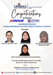 Usahawan Inovasi Teknousahawan Electric Mobile Vehicle (E-MOVE)